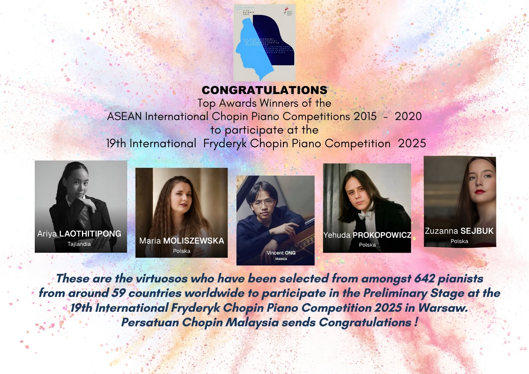 Congratulations Virtuoso participating at the19th International Chopin ...